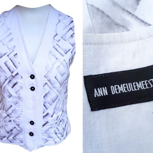 ANN DEMEULEMEESTER Vintage 2000s Reversible Waistcoat