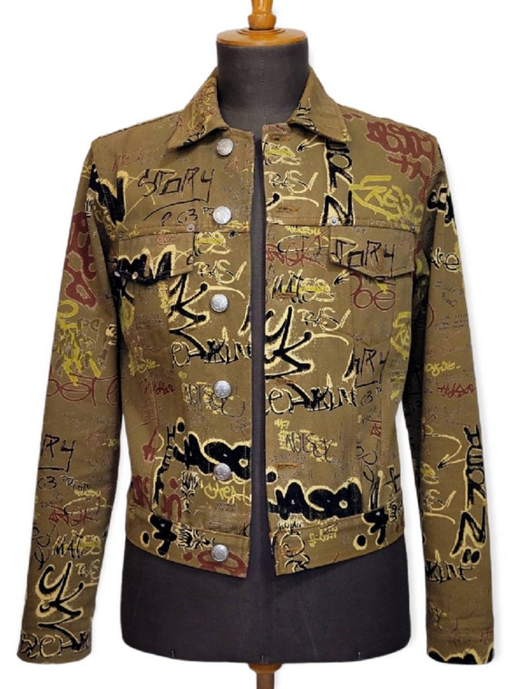 JEAN PAUL GAULTIER Vintage 1990s Graffiti Men's Jacket - Etsy