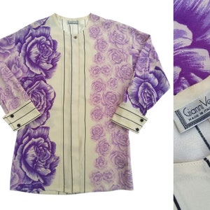 GIANNI VERSACE Vintage 1980s Silk Blouse