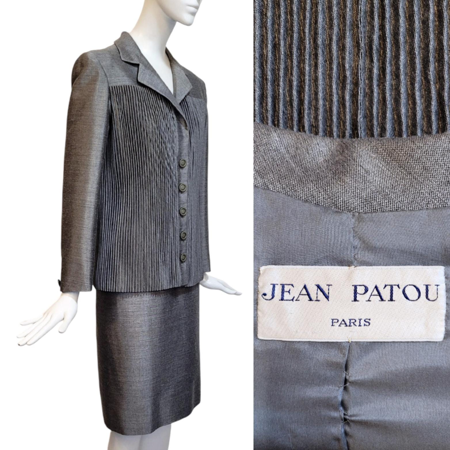JEAN PATOU vintage フランス製 ウールスカート 8