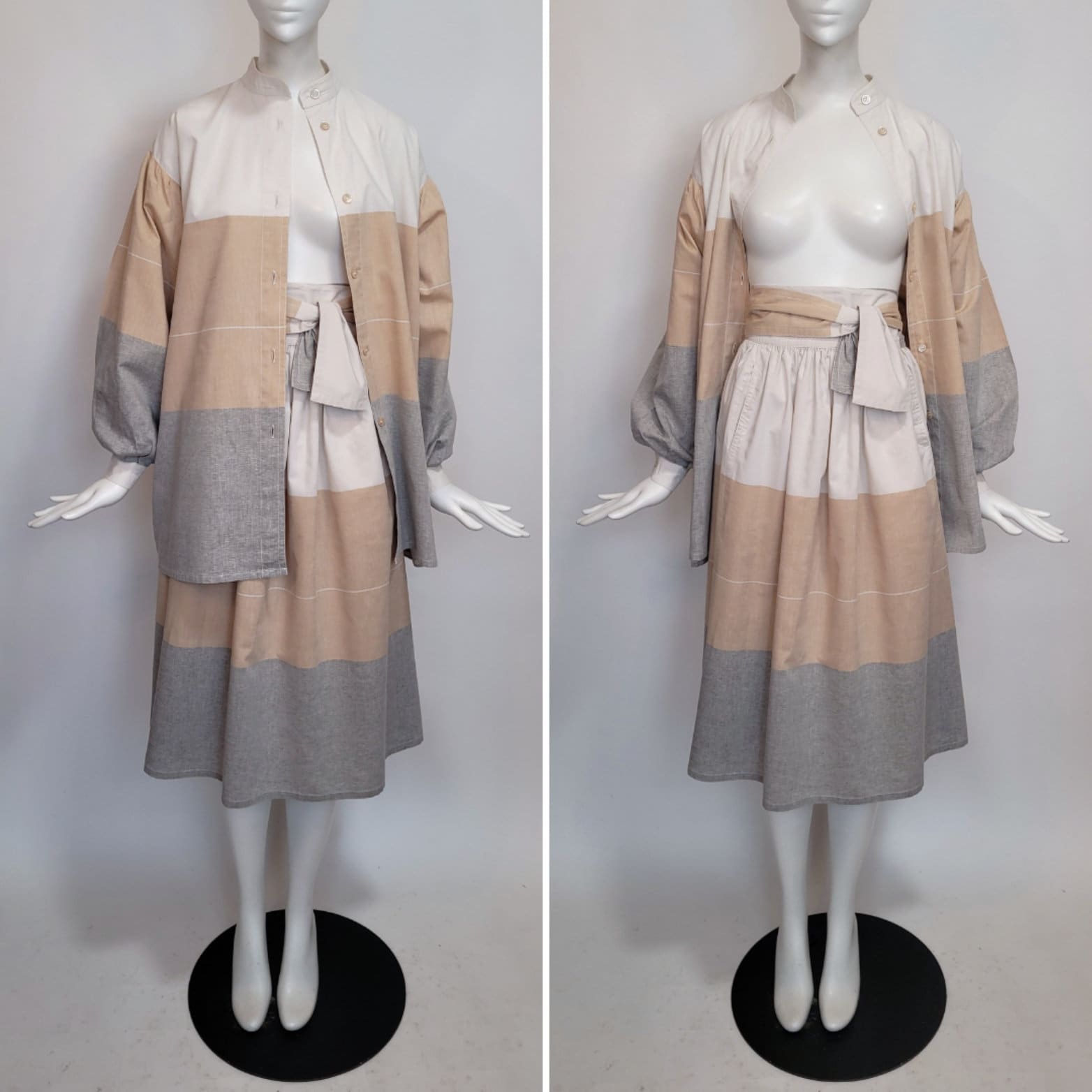 70s ISSEY MIYAKE cotton gather skirt 14718193_23399416_600.jpg