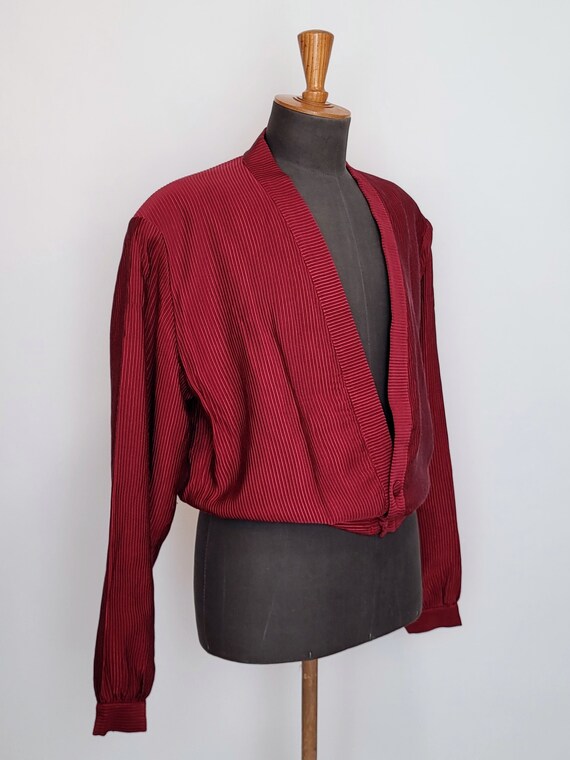 Rare VESTIAIRE Vintage 1980s Red Jacket - image 4