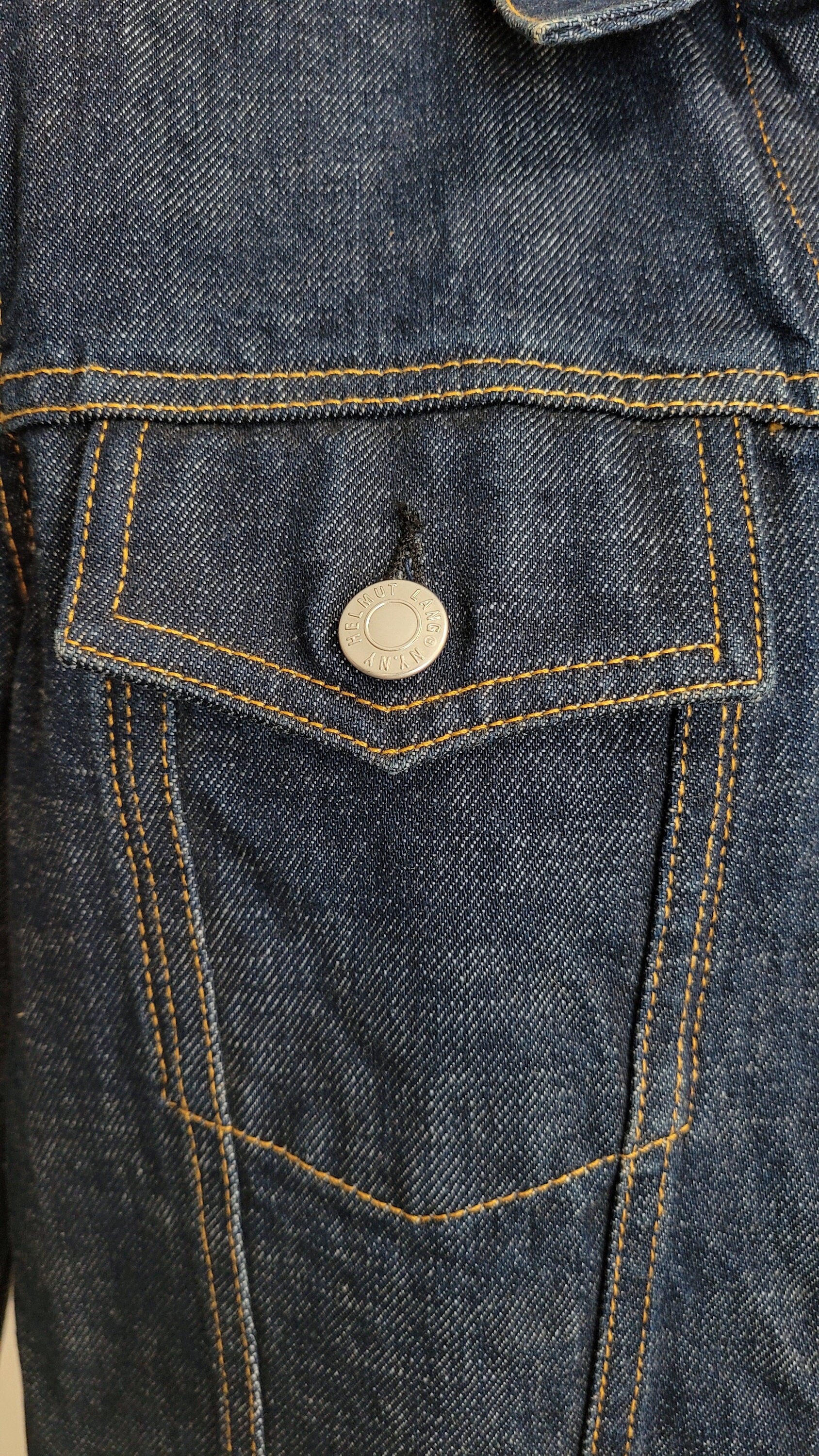 HELMUT LANG Vintage 1998 Denim Jacket - Etsy