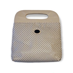 WHITING & DAVIS Vintage 1970s Metal Mesh Handbag