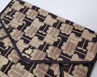 JACQUES ESTEREL Vintage 1970s Monogram Clutch - Etsy