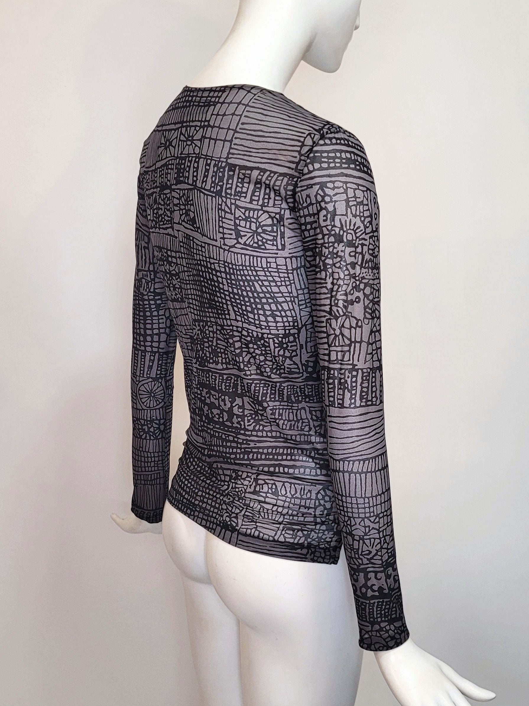 Haut En Maille Vintage Yohji Yamamoto Y's - Noir - Taille 3 - Occasion Très Bon état