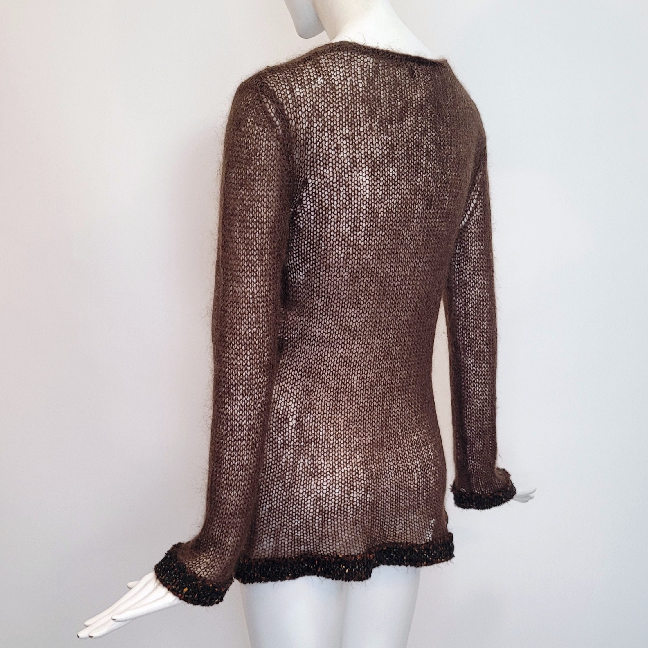 CHANEL Vintage F/W 1998 Mohair Knitted Jumper - Etsy