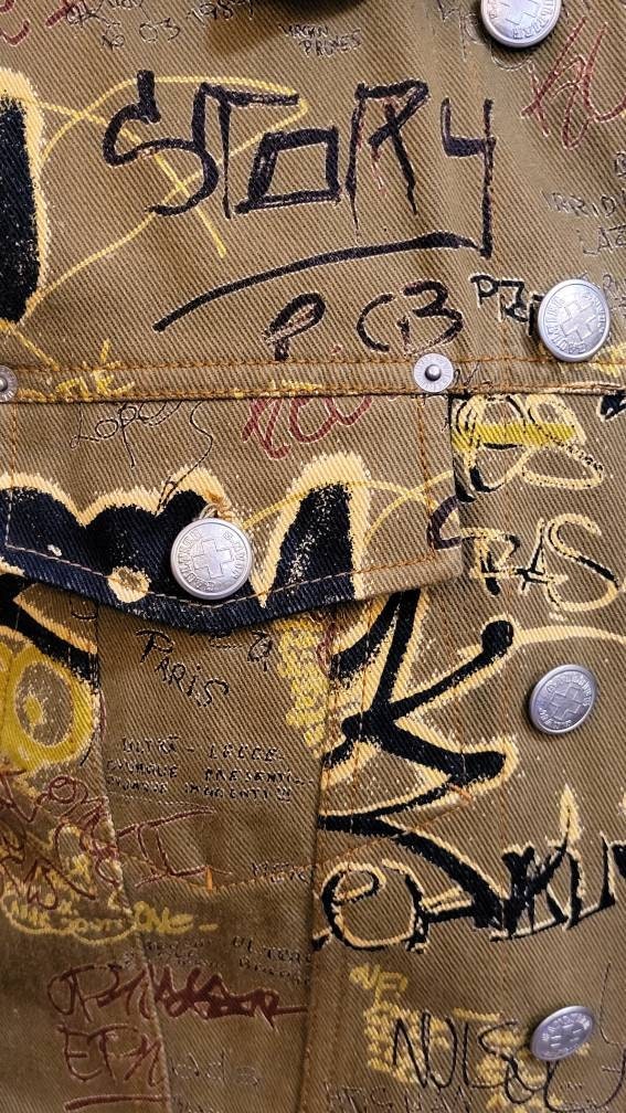 JEAN PAUL GAULTIER Vintage 1990s Graffiti Men's Jacket - Etsy