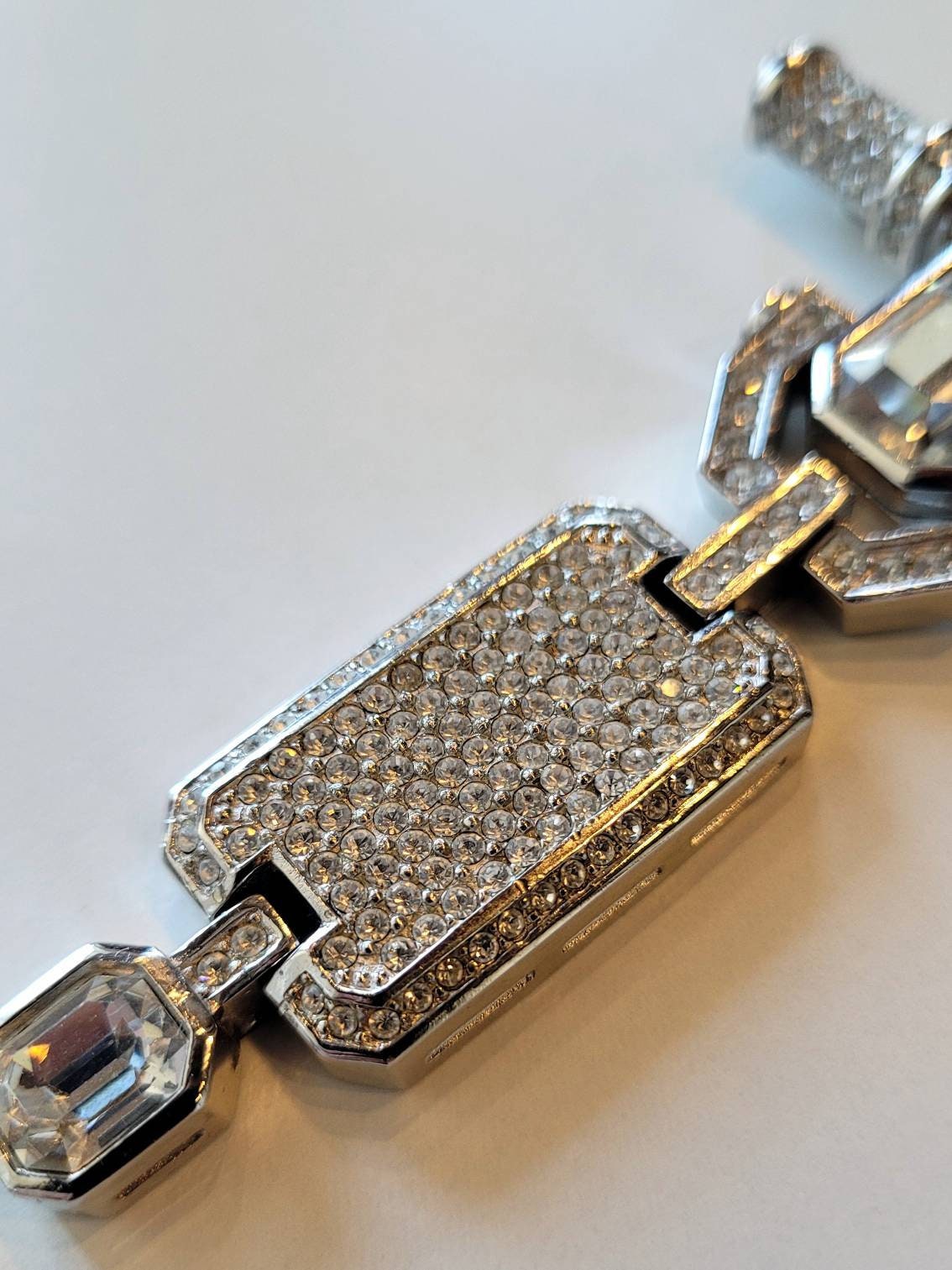 2SAM69 Christian Dior クリスチャン・ディオール ブローチ Vintage CHRISTIAN DIOR 1980's Gold Plated Rhinestone Logo