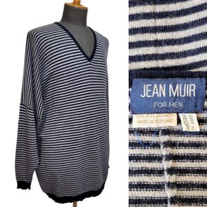 JEAN MUIR For MEN ヴィンテージ 1980 年代 カシミア オーバーサイズ セーター