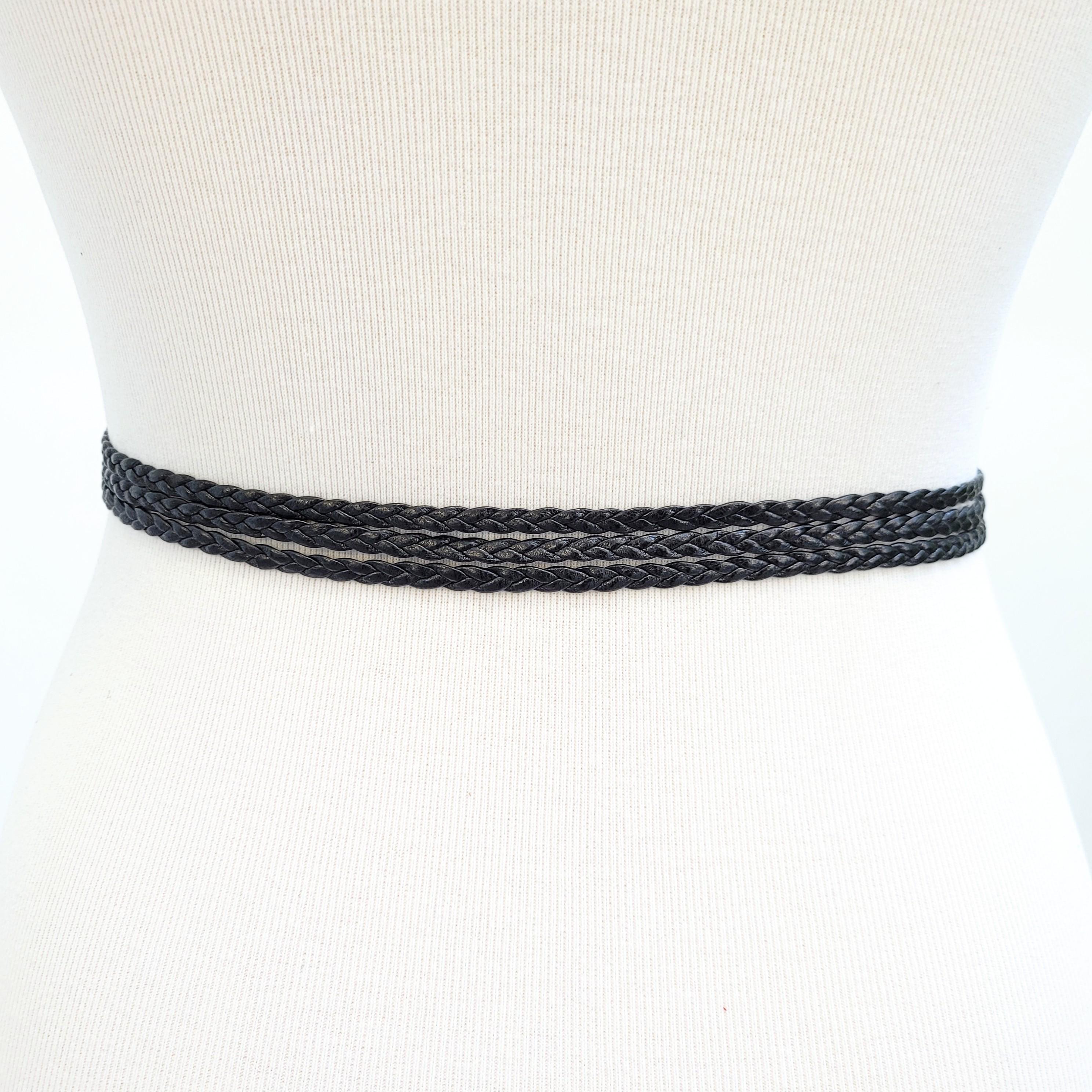 Ceinture Vintage UNGARO Cuir Marron - Taille 84/97 Cm - Made In Italy - Occasion