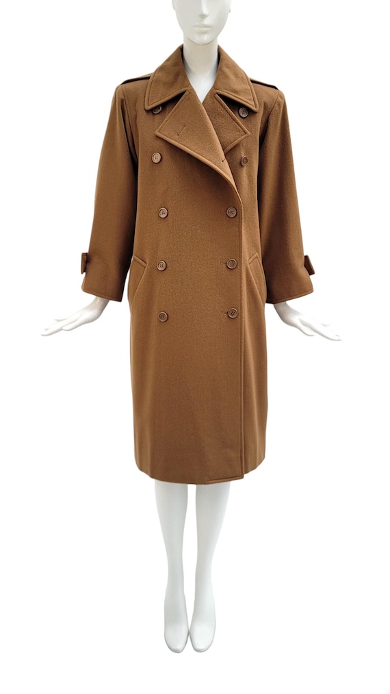 【Yves Saint Laurent】 スタンドカラーコート キャメル YVES SAINT LAURENT Vintage 1980s Camel Wool Coat - Etsy