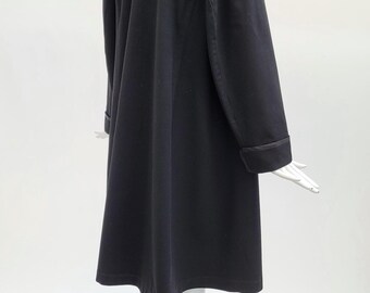 BELLE JARDINIERE Vintage 1920s Black Wool Coat - Etsy