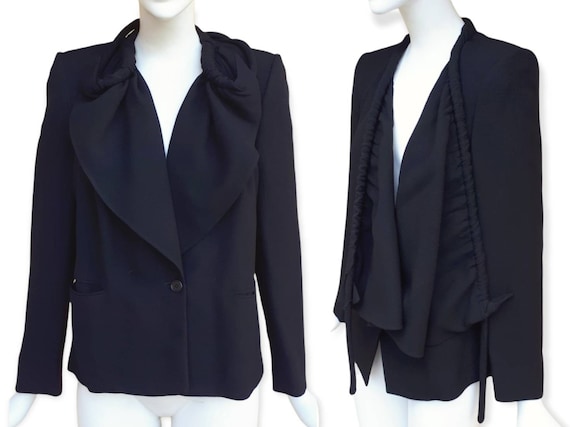 Maison Margiela, MARTIN MARGIELA Vintage S/S 2008 Convertible Black Jacket