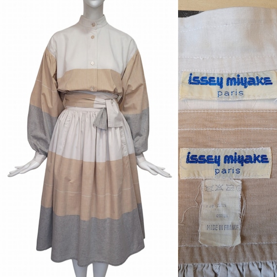ISSEY MIYAKE Vintage 1976 Cotton Skirt Set - Etsy