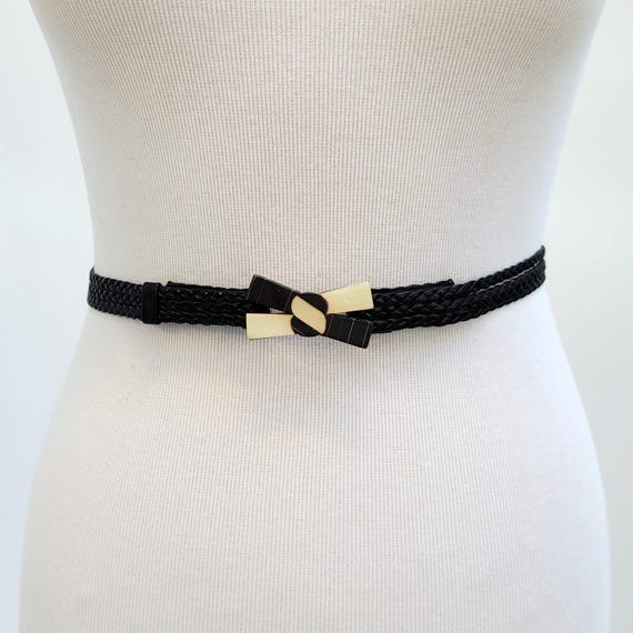 EMANUEL UNGARO Vintage 1970s Braided Leather Belt - Etsy display picture 1