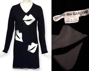 COMME DES GARCONS Vintage 2008 Minivestido vintage “Labios”