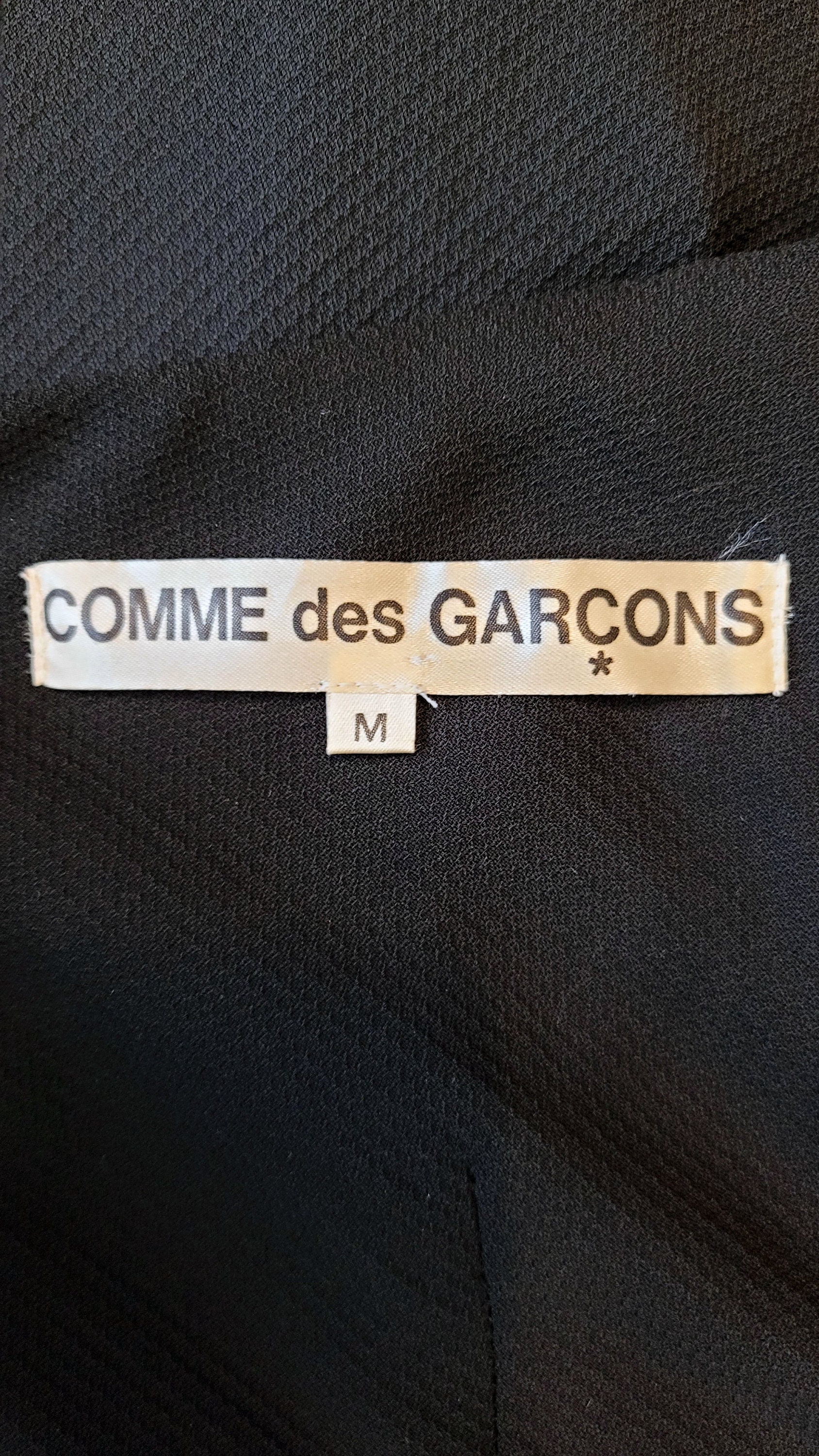 COMME DES GARCONS Vintage 1997 Black Sheer Dress - Etsy