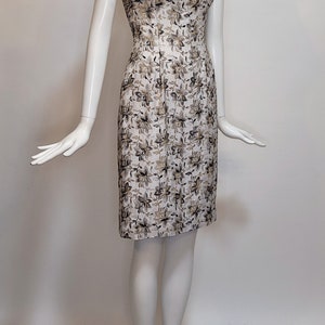 PIERRE BALMAIN FLORILÈGE Vintage 1960s Cocktail Dress image 3