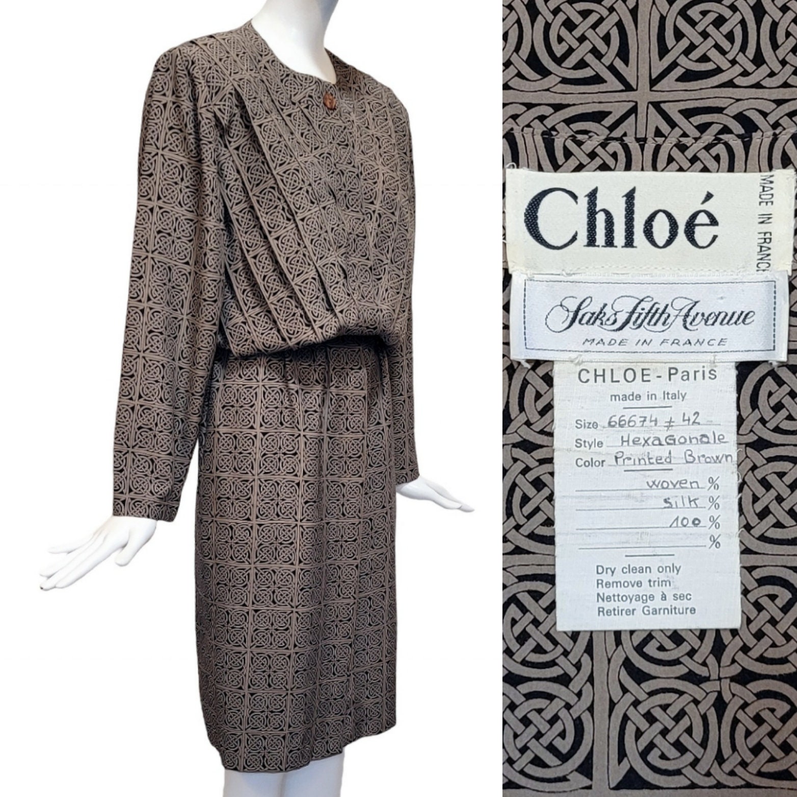 Vintage Silk Chloe Blouse - Etsy