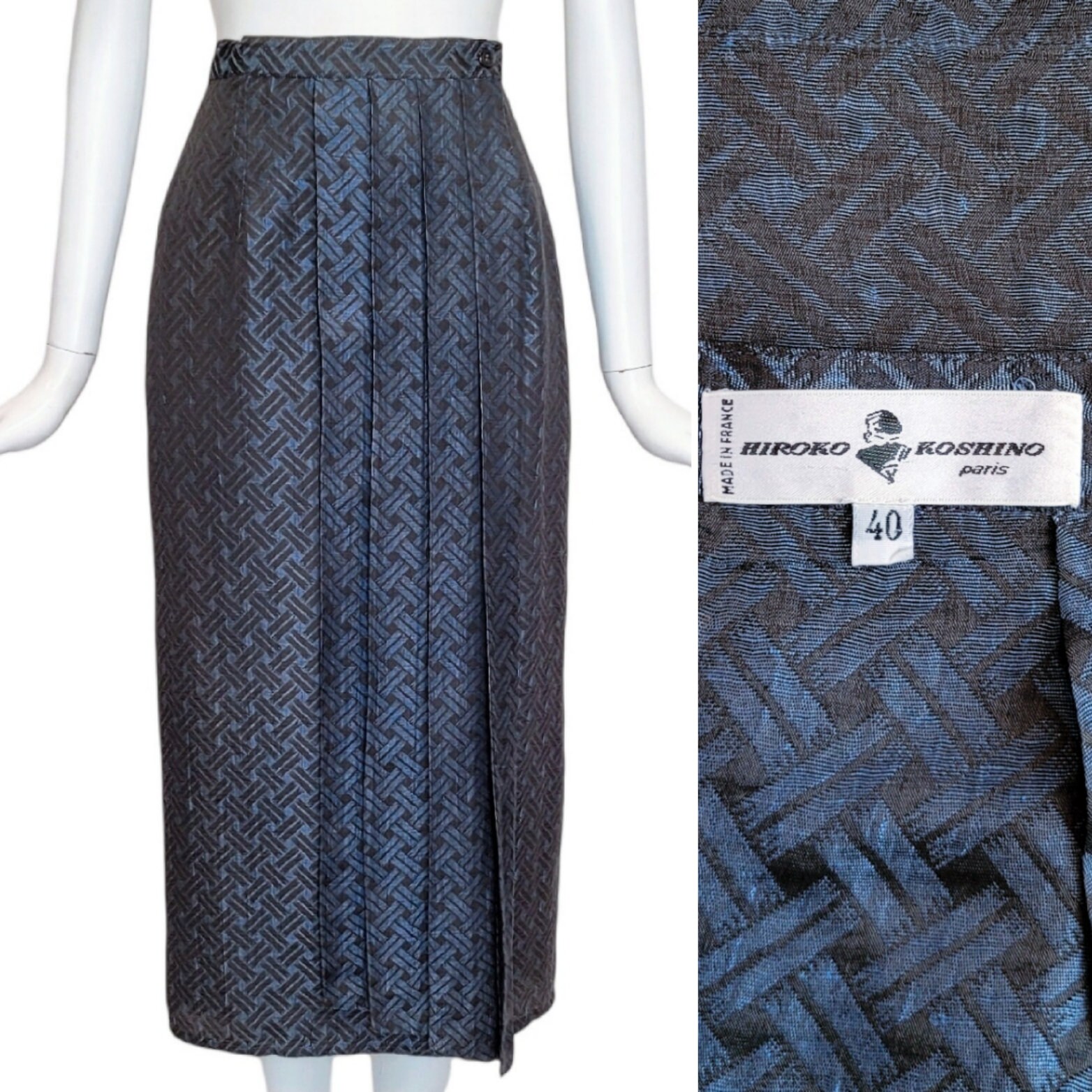 Hiroko Koshino lace mesh black 専用ページ Hiroko Koshino lace mesh black skirt Hiroko Koshino Paisley