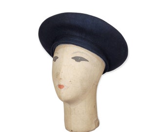 NINA RICCI Vintage jaren 1970 Baret Hoed