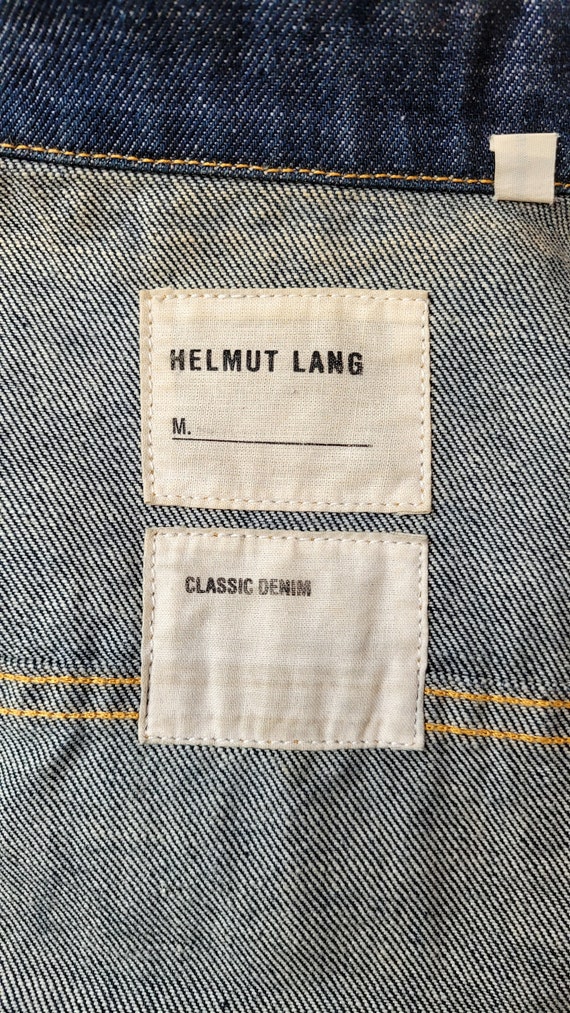 HELMUT LANG Vintage 1998 Denim Jacket - Etsy HELMUT LANG Vintage 1998 Denim Jacket - Etsy