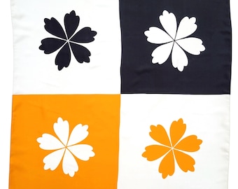 YVES SAINT LAURENT Vintage 1970s Silk Scarf