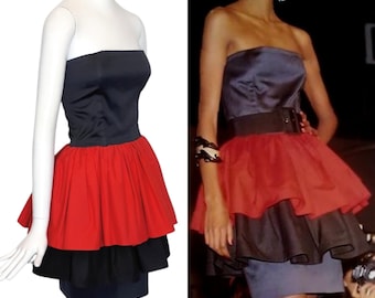YVES SAINT LAURENT Vintage S/S 1987 Cocktail Dress - Runway Piece