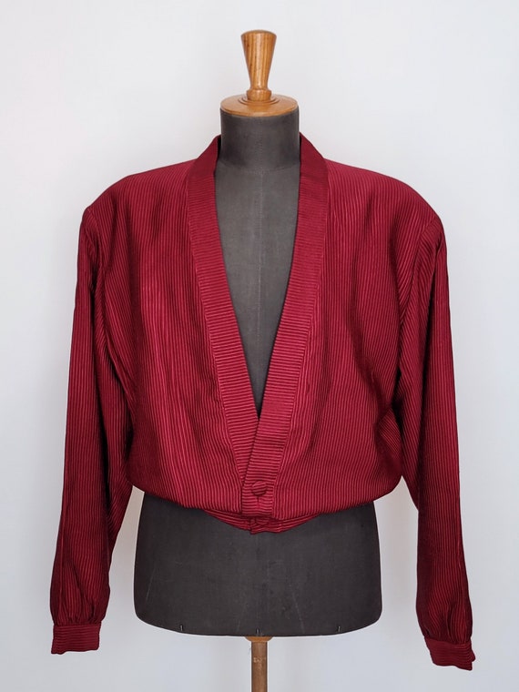 Rare VESTIAIRE Vintage 1980s Red Jacket - image 2