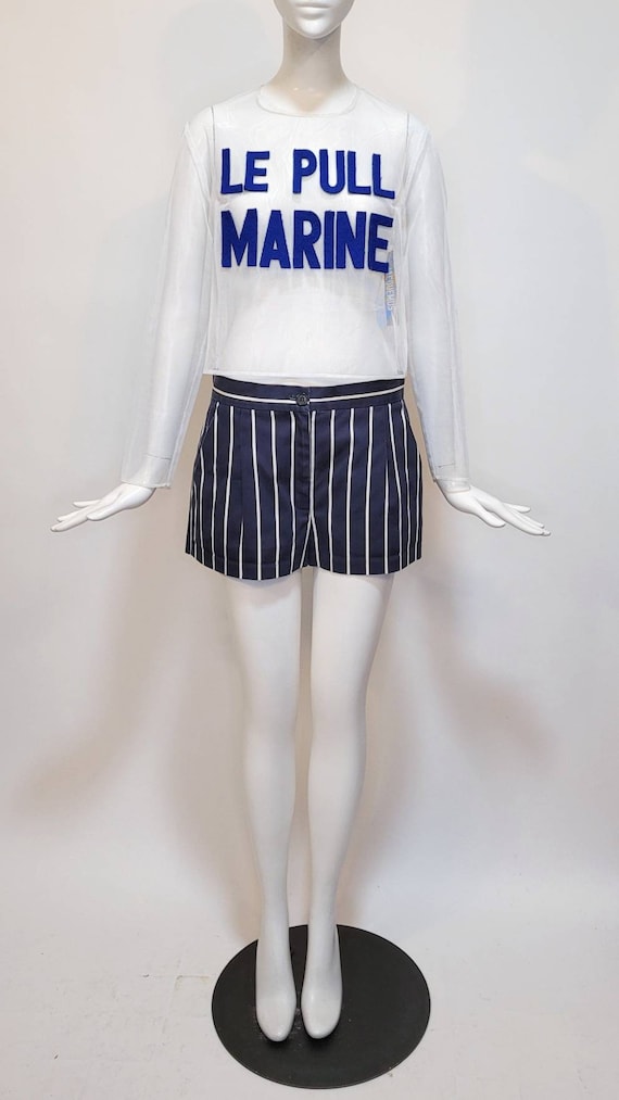 JACQUEMUS Le pull Marin M ネイビー＆ホワイト JACQUEMUS Le pull Marin M ネイビー＆ホワイト Jacquemus Le