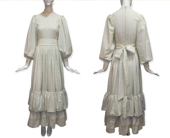 white christmas dresses Prairie Cotton 3/4 SLEEVE TULIP DRESS- Originally $109