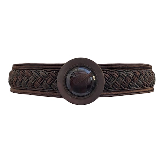 YVES SAINT LAURENT Vintage Early 1970s Braided Belt With  display picture 1