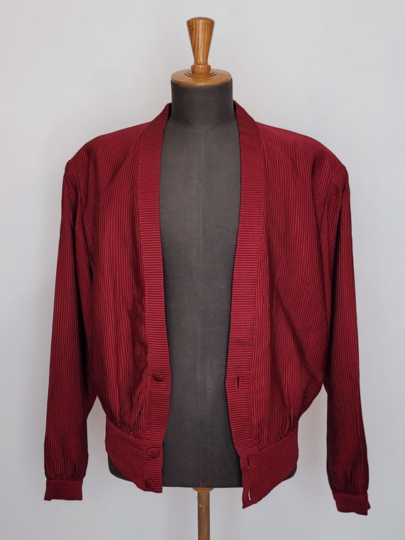 Rare VESTIAIRE Vintage 1980s Red Jacket - image 7