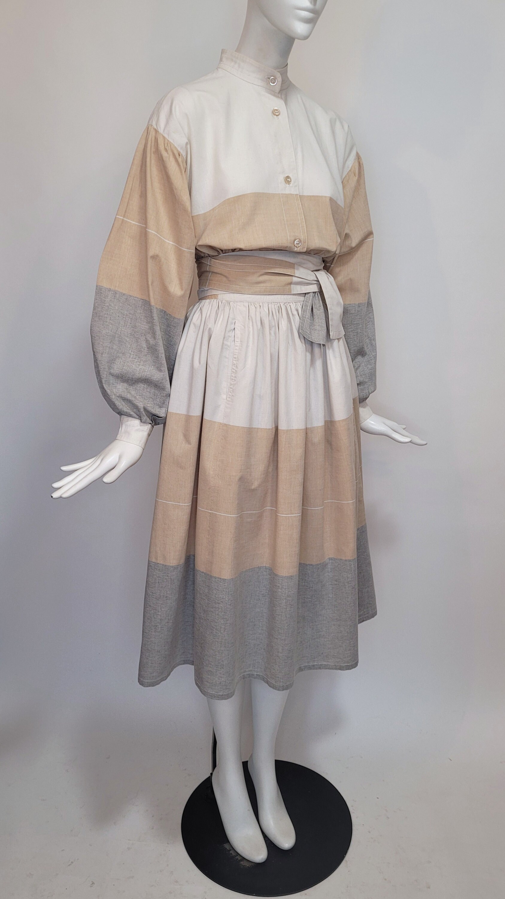 ISSEY MIYAKE Vintage 1976 Cotton Skirt Set - Etsy