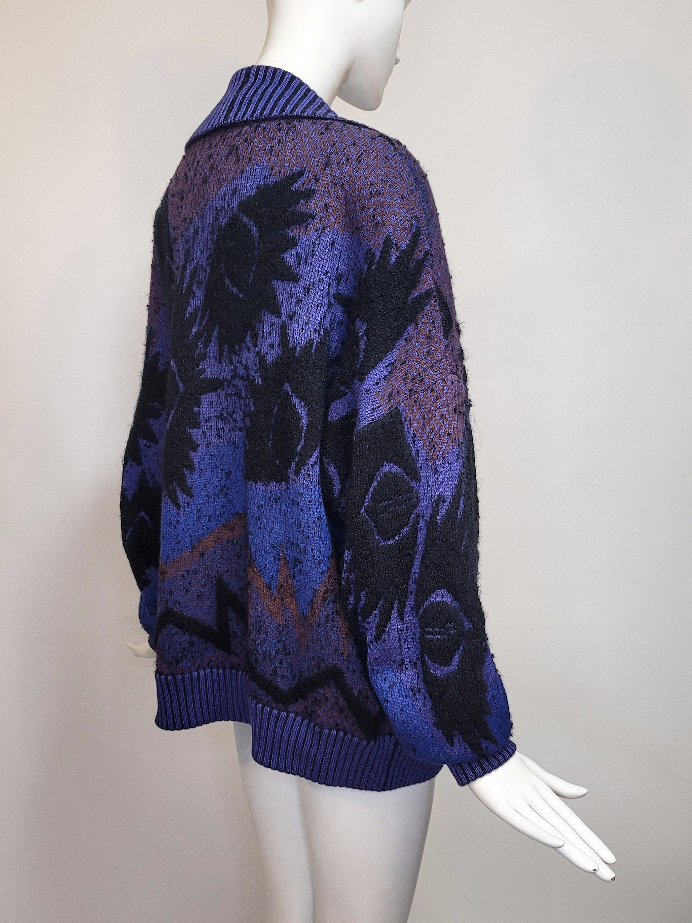 ISSEY MIYAKE (attributed To) Vintage 1980s Knitted Wool Sweater - Etsy