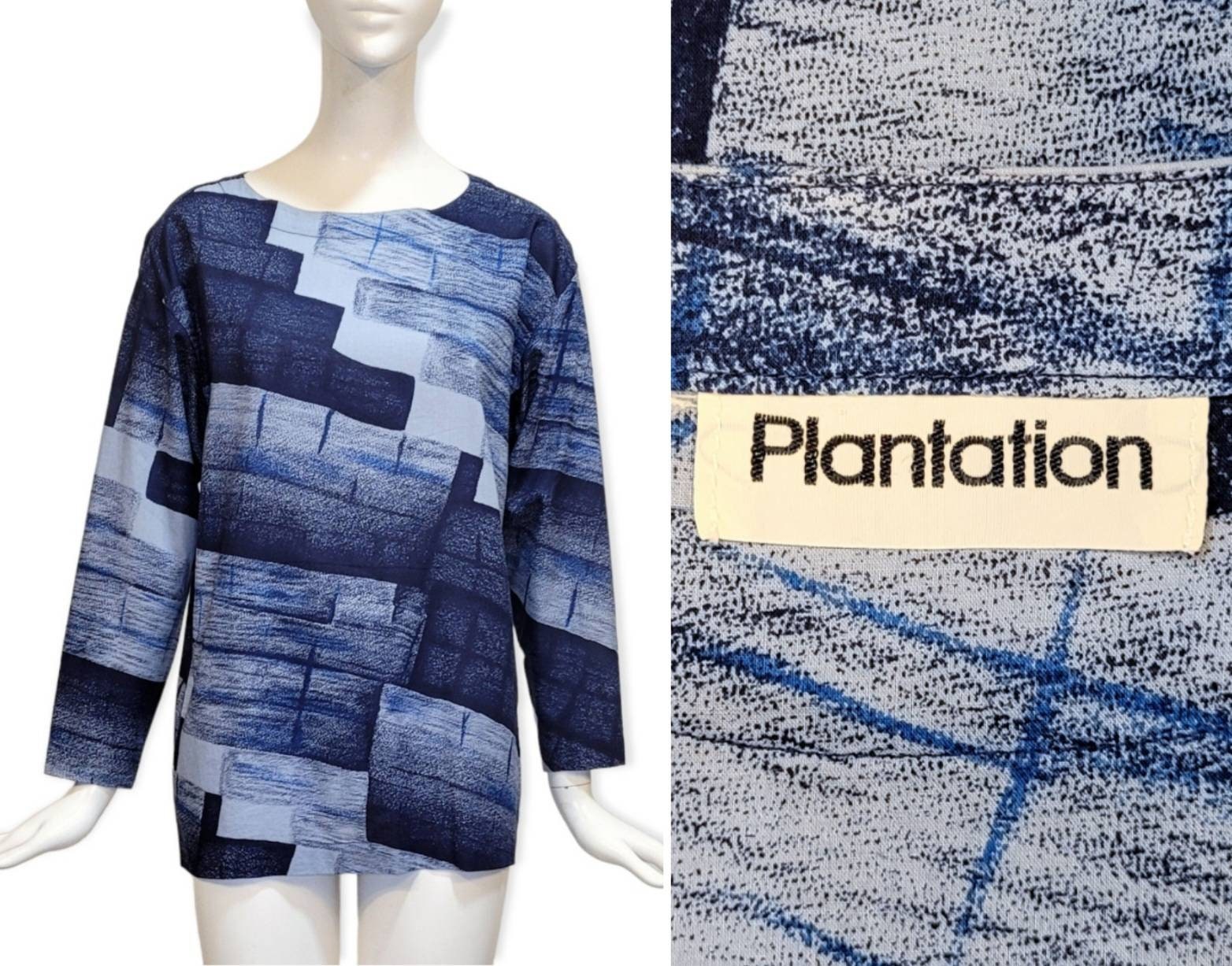 ISSEY MIYAKE Vintage S/S 1988 Printed Cotton Top - Etsy Hong