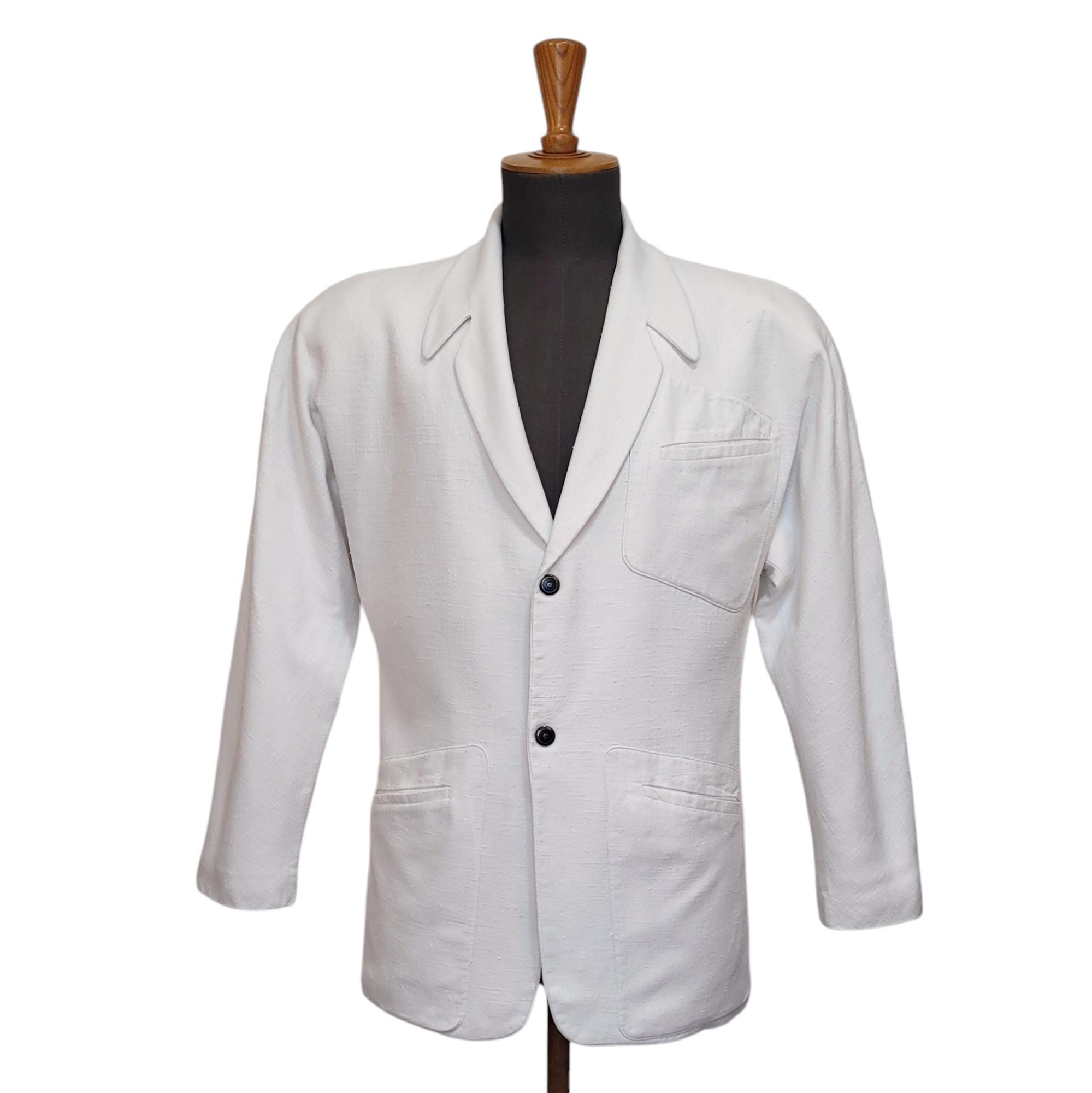 80s Thierry Mugler 美品　ノーカラー　ジャケット 9号 il_fullxfull.6331688908_1fwk.jpg