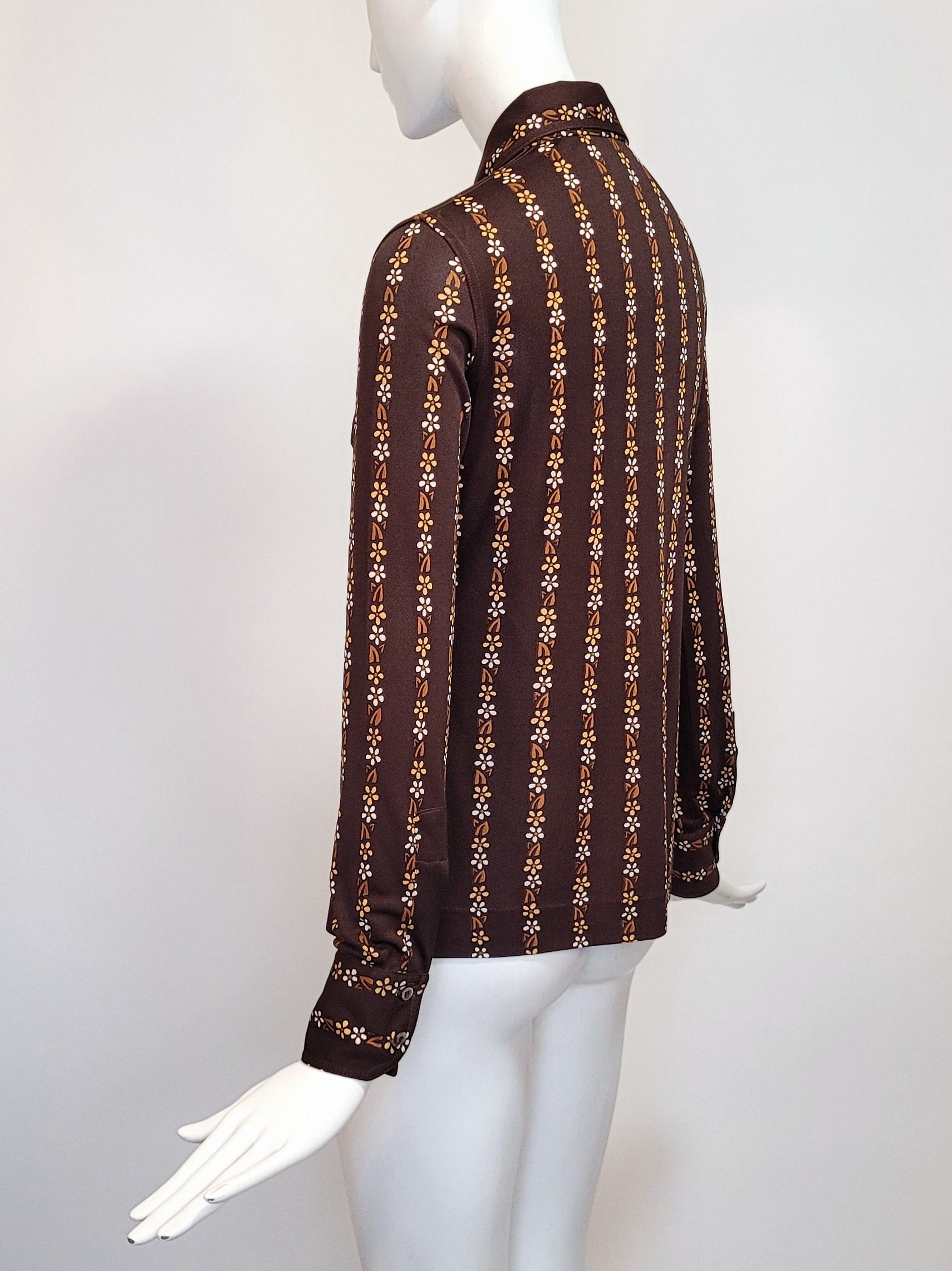 CELINE　SHIRTS  　made in italy 　 VINTAGE VINTAGE CELINE HOMME MONOGRAM HORSE LONG SLEEVES POLO SHIRT