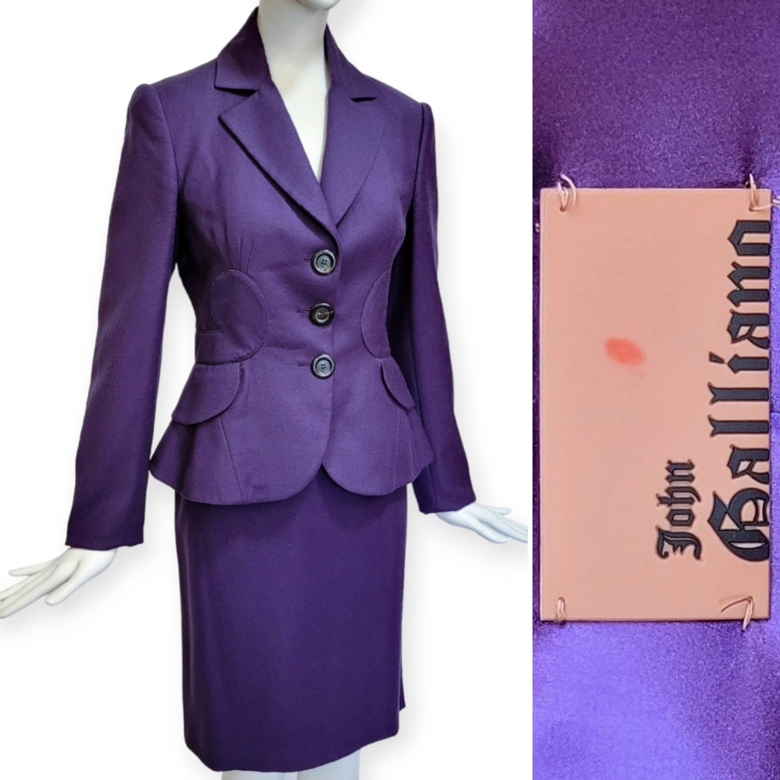 John Galliano ジョン ガリアーノ サテン スカート ジョンガリアーノ（John Galliano）2007/2008秋冬コレクション』
