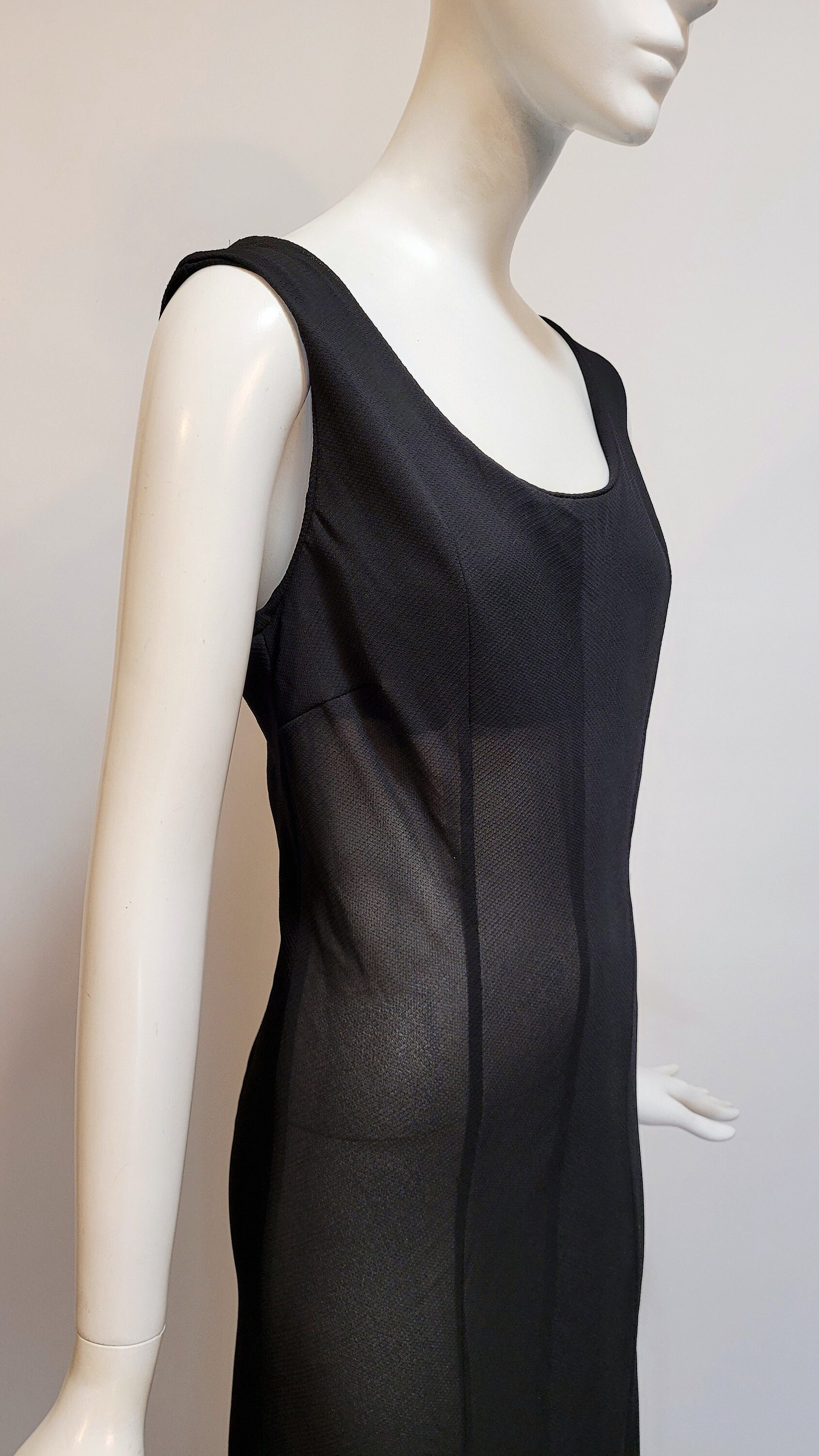 COMME DES GARCONS Vintage 1997 Black Sheer Dress - Etsy