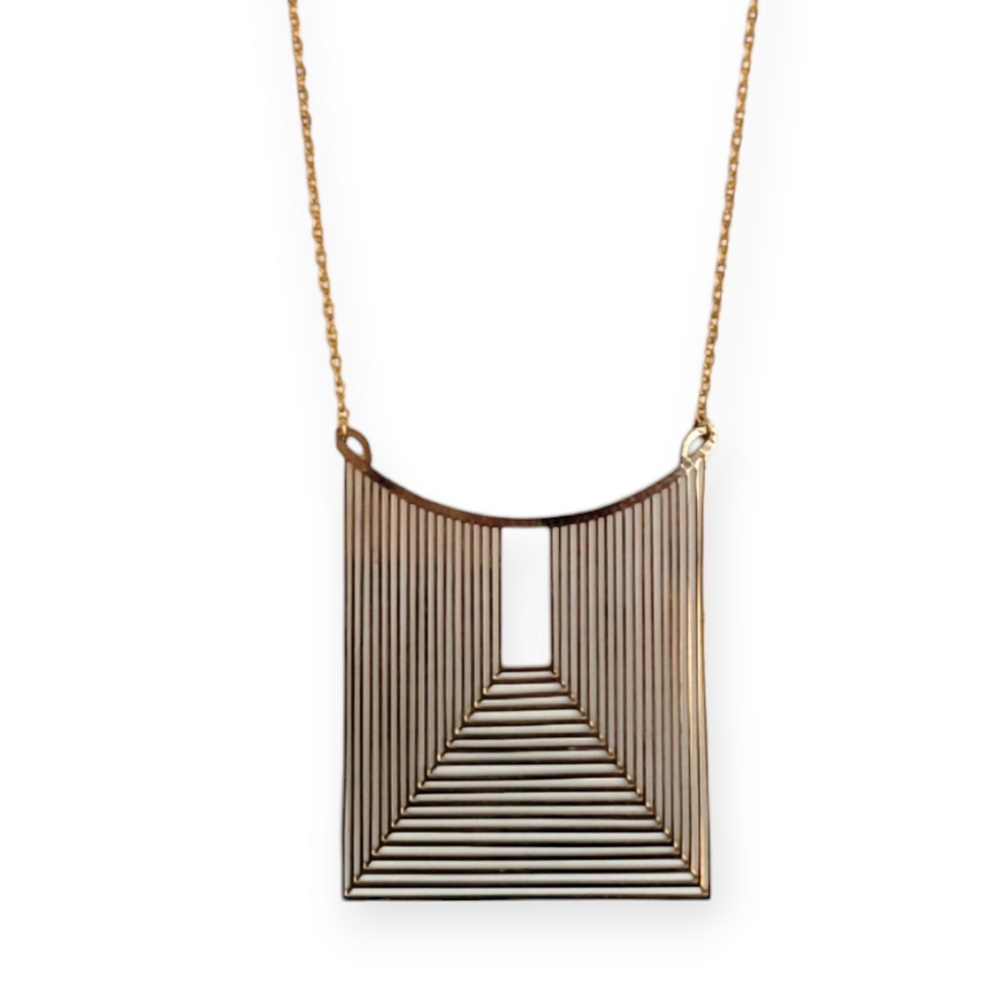 Collier Vintage Plaqué Or Jacques Esterel Paris - Bijou Français De Couture - Neuf Sans Emballage
