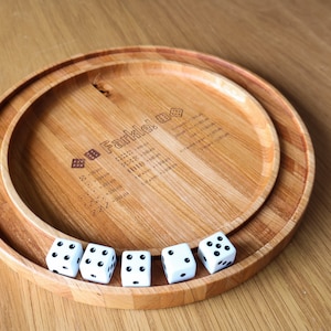 Family Farkle dish board game