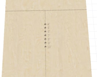 Circle cutting jig. (DIGITAL FILES)