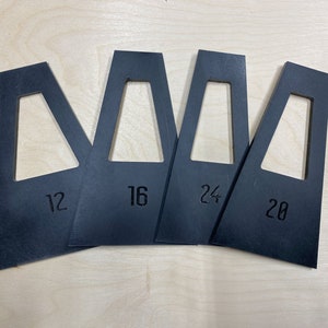 Wedgies for segmented turning.