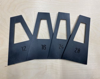 Wedgies for segmented turning.