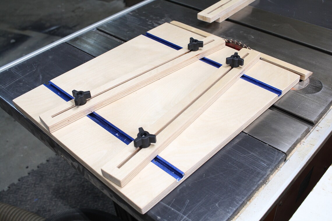 Wedgie Sled Table Saw Segmented Woodturning Jig Segmenting Sled Table