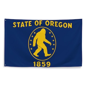Oregon State Bigfoot Flag