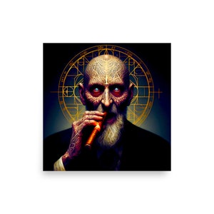 LIMITED EDITION PRINT - 18” x 18” - “Smoke ‘em Up”
