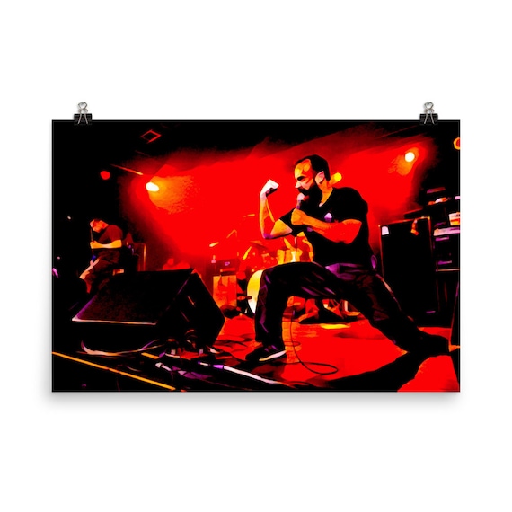 Clutch Band Live LIMITED EDITION Abstract Print Etsy